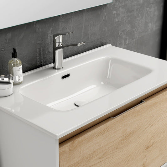 Catania Porcelain Basin Sink - Gloss White