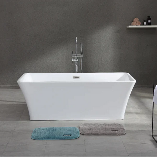 Nantes 1700 x 800 Freestanding Acrylic Bath - White
