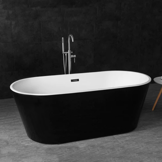 Florence Freestanding Acrylic Bath - Gloss Black