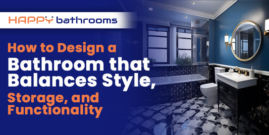 How to design a bathroom that balances style, storage, and functionality