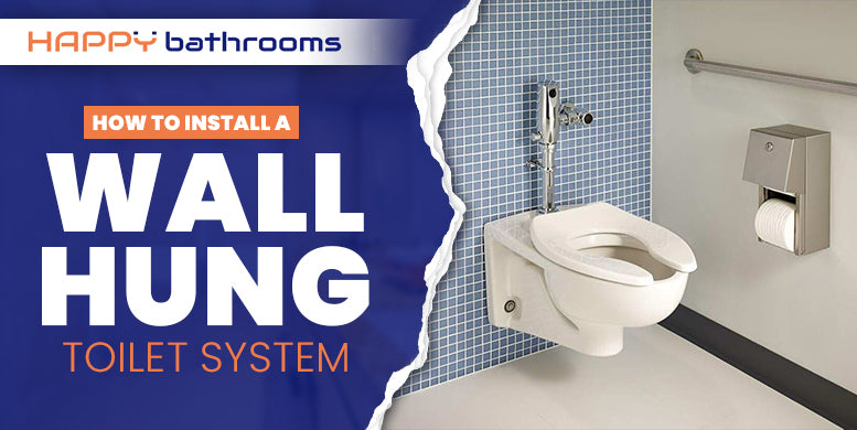 How to install a Wall-Hung toilet system?