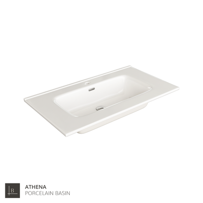 Catania Porcelain Basin Sink - Gloss White