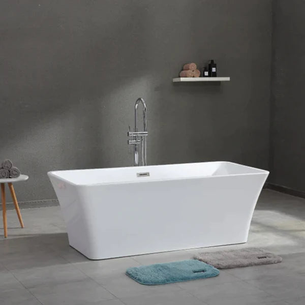 Nantes 1700 x 800 Freestanding Acrylic Bath - White