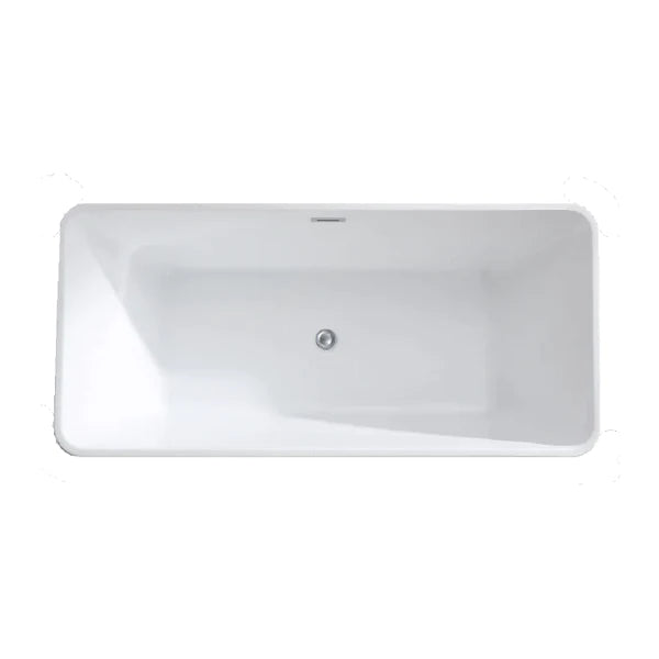 Nantes 1700 x 800 Freestanding Acrylic Bath - White
