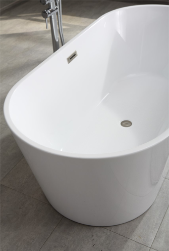 Florence Freestanding Acrylic Bath - White