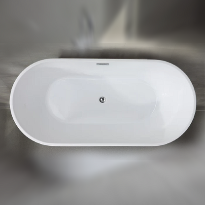 Florence Freestanding Acrylic Bath - White