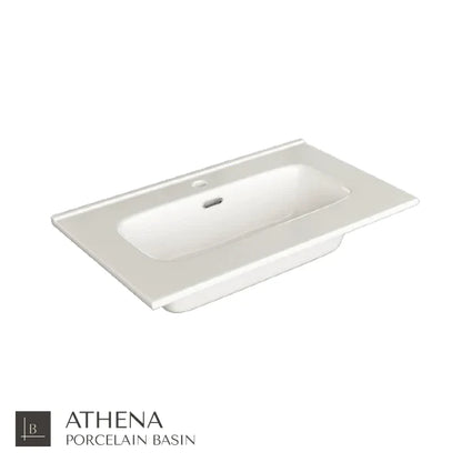 Milan 800mm Wall Hung Vanity Unit with Basin - Matt White